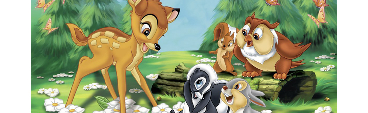 Disney Bambi a Přátelé 001 TPU ochranný silikonový kryt s motivem pro Huawei Y5 (2018), Honor 7S