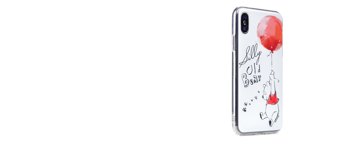 Disney Medvídek Pú 002 TPU ochranný silikonový kryt s motivem pro Apple iPhone X, iPhone XS
