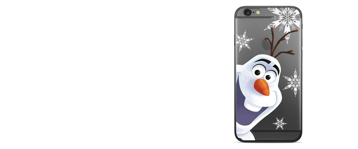 Disney Olaf 002 TPU ochranný silikonový kryt s motivem pro Apple iPhone 5, iPhone 5S. iPhone SE