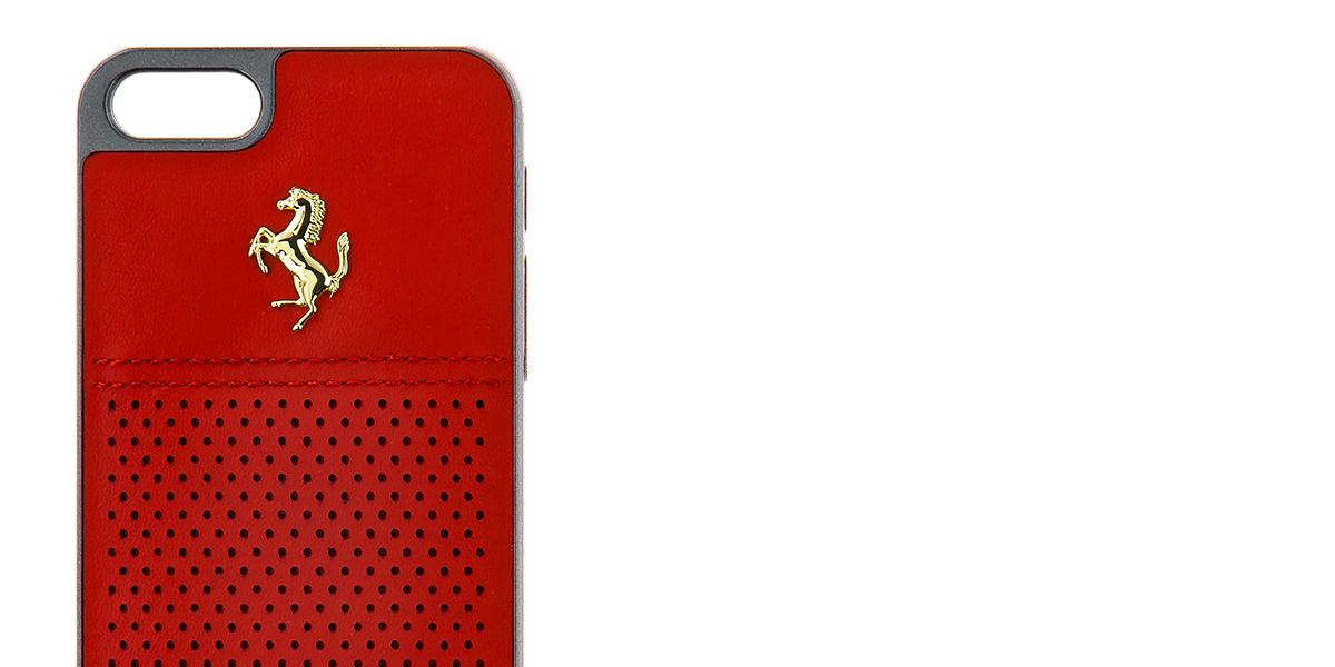 Ferrari Gran Turismo Berlinetta Leather ochranný kryt pro Apple iPhone 5, iPhone 5S, iPhone SE (FEGTBGHCPSERE)