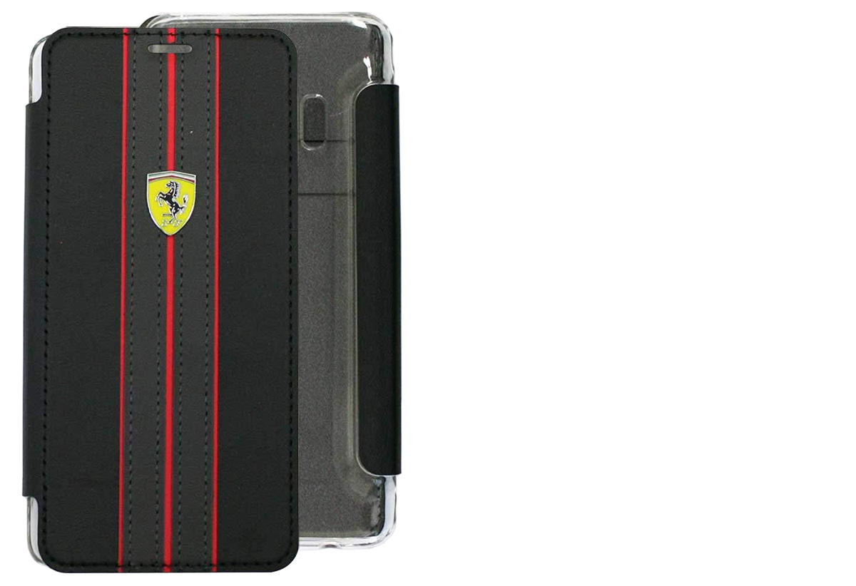 Ferrari On Track flipové pouzdro pro Samsung Galaxy S9 (FESURFLBKTS9BKR)