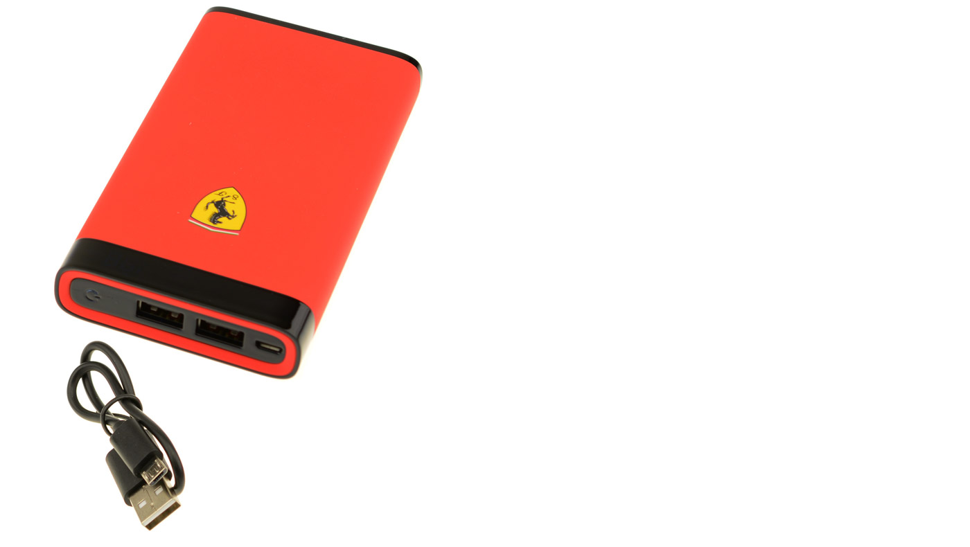 Ferrari PowerBank záložní zdroj 12000mAh pro mobilní telefon, mobil, smartphone, tablet