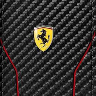 Ferrari Scuderia Carbon flipové pouzdro pro Apple iPhone 6 Plus, iPhone 6S Plus, iPhone 7 Plus, iPhone 8 Plus (FESCAFLBKP7LBK)