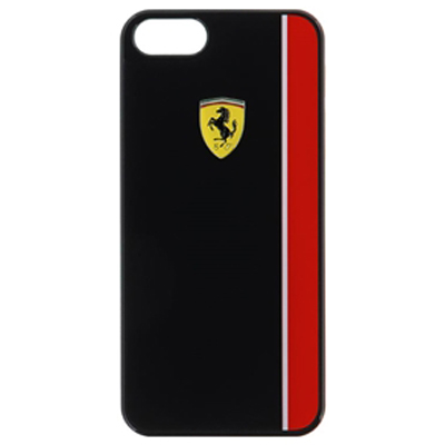 Ferrari Scuderia Hard Case ochranný kryt pro Apple iPhone 5, iPhone 5S, iPhone SE (FEBKSHCPSEBK)
