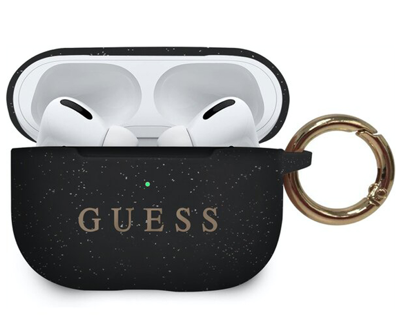 Guess AirPods Silicone Case silikonové pouzdro pro sluchátka Apple AirPods Pro (GUACAPSILGLLP)