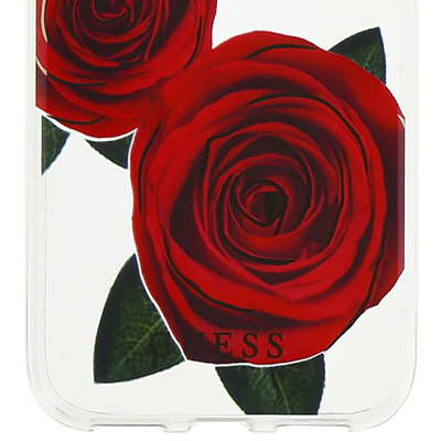 Guess Roses Hard Case ochranný kryt pro Apple iPhone XS Max (GUHCI65ROSTR)