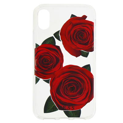 Guess Roses Hard Case ochranný kryt pro Apple iPhone XS Max (GUHCI65ROSTR)