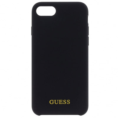 Guess Silicone Logo ochranný kryt pro Apple iPhone 7, iPhone 8 (GUHCI8LSGLBK)