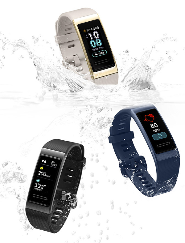 Huawei Band 3 Pro chytrý fitness náramek s GPS a senzorem srdečního tepu