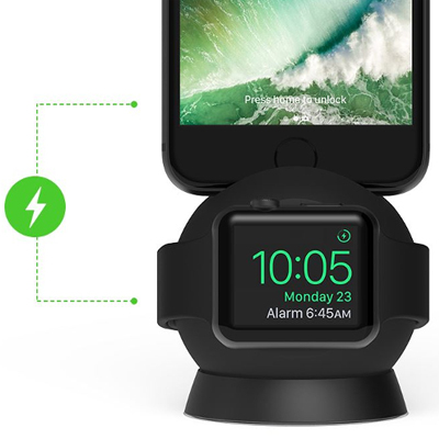 iOttie OmniBolt nabíjecí stojánek pro Apple iPhone s Lightning konektorem a chytré hodinky Apple Watch