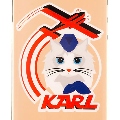 Karl Lagerfeld Choupette Stewart Soft Case ochranný kryt pro Apple iPhone 7, Apple iPhone 8, Apple iPhone SE (2020), Apple iPhone SE (2022).