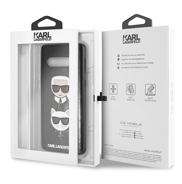 Karl Lagerfeld Karl and Choupette ochranný kryt s motivem pro Apple iPhone 11 Pro (KLHCN58KICKC)