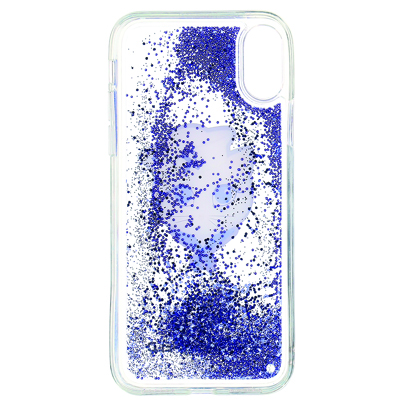 Karl Lagerfeld Sailor Choupette Liquid Glitter Hard Case ochranný kryt s přesýpacím efektem třpytek pro Apple iPhone X (KLHCPXKSCH)
