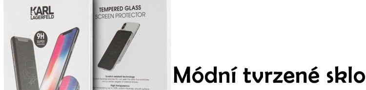 Karl Lagerfeld Tempered Glass Invisible Logo ochranné tvrzené sklo s logem při vypnutém displeji pro Apple iPhone XS Max, iPhone 11 Pro Max