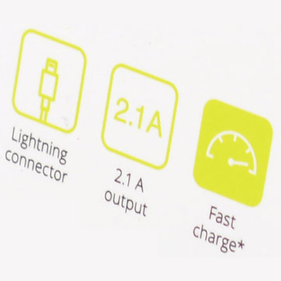 Kit Mains Charger 2,1A MFi nabíječka do sítě s Lightning konektorem pro Apple iPhone, iPad, iPod