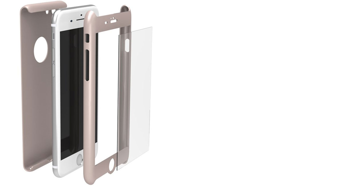 Krusell Arvika kryt a tvrzené sklo pro Apple iPhone 7