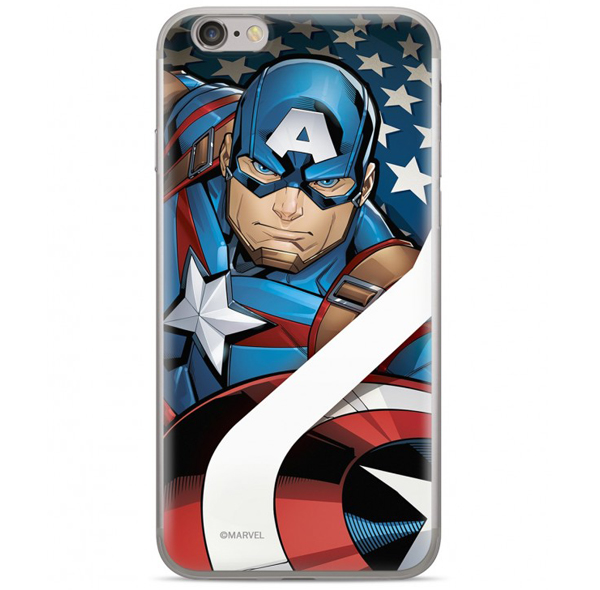 Marvel Kapitán Amerika 004 TPU ochranný silikonový kryt s motivem pro Huawei P30