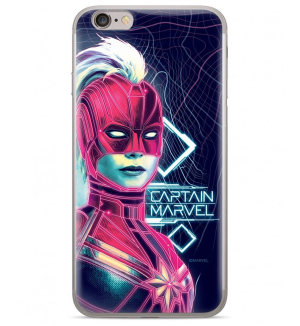 Marvel Kapitánka Marvel 013 TPU ochranný silikonový kryt s motivem pro Apple iPhone XR