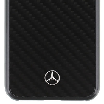 Mercedes Real Carbon Hard Case ochranný kryt pro Apple iPhone 7.