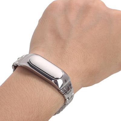 MiJobs Metal Wristband kovový pásek na zápěstí pro Xiaomi Mi Band 2