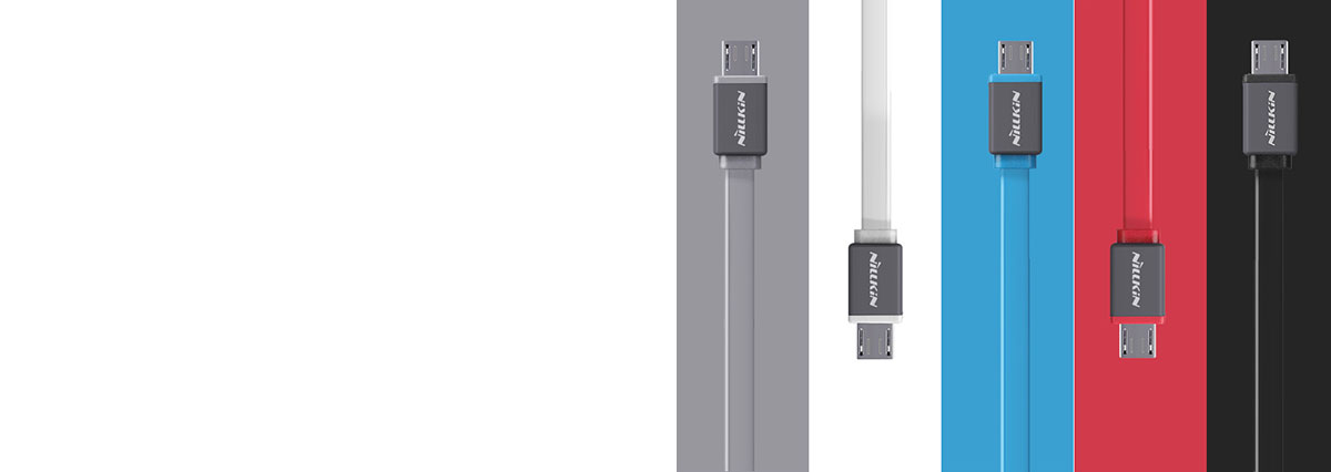 Nillkin Mini Cable plochý USB kabel s microUSB konektorem