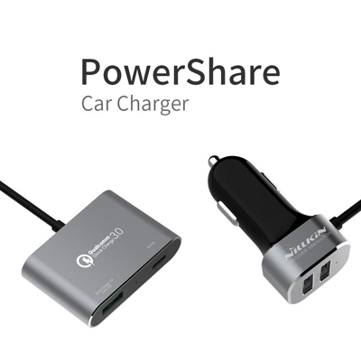 Nillkin PowerShare Car Charger nabíječka do auta s 1x USB Type-C a 3x USB výstupem a Qualcomm Quick Charge 3.0 technologií