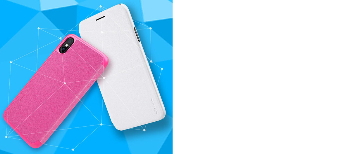 Nillkin Sparkle flipové pouzdro pro Apple iPhone X, iPhone XS