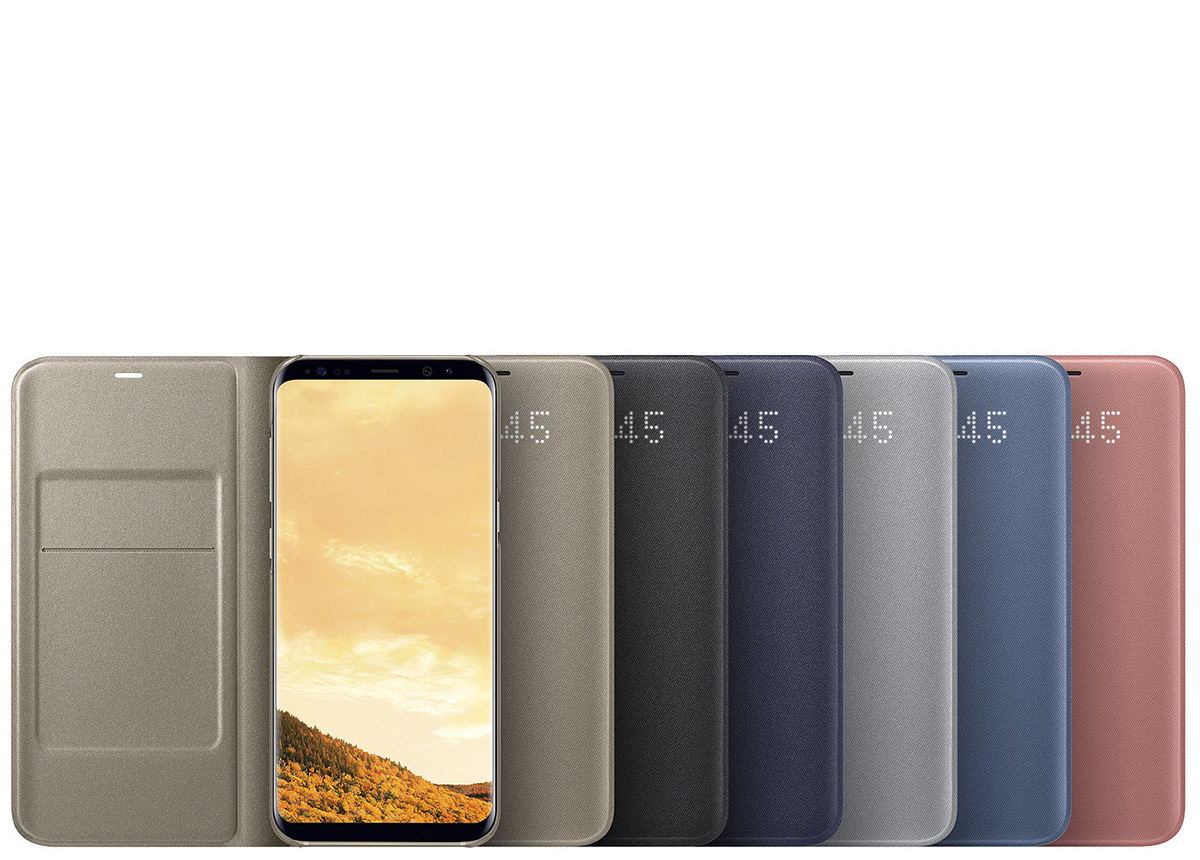 Samsung EF-NG955PV LED View Cover originální flipové pouzdro pro Samsung Galaxy S8 Plus