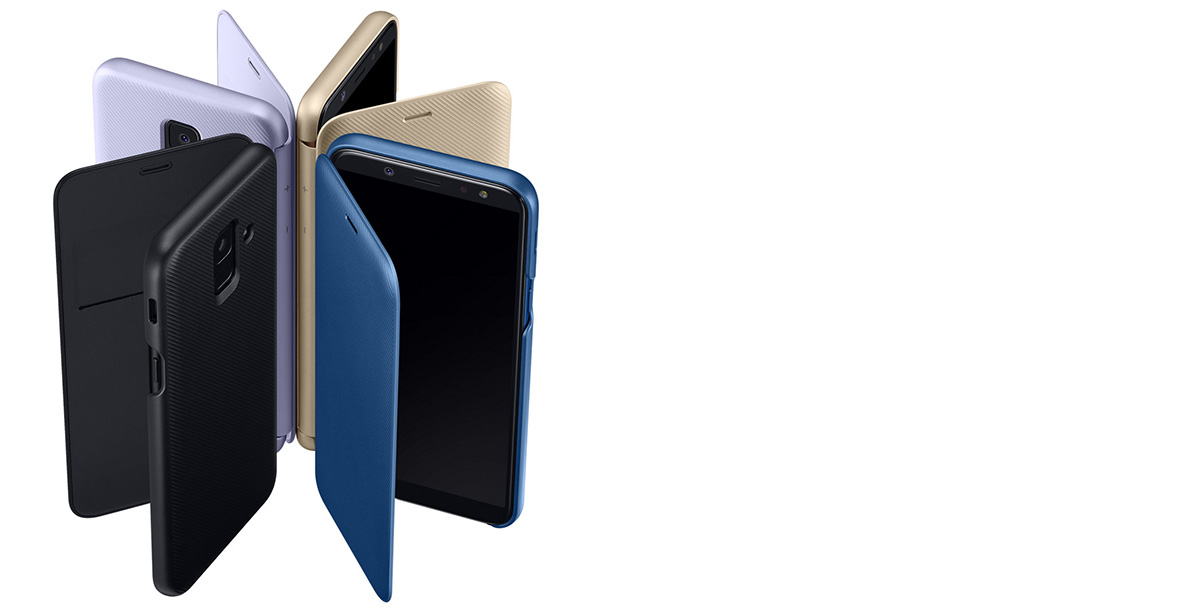 Samsung EF-WA600CF Wallet Cover originální flipové pouzdro pro Samsung Galaxy A6 (2018)
