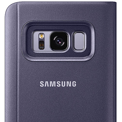 Samsung EF-ZG950CF Clear View Standing Cover originální flipové pouzdro pro Samsung Galaxy S8