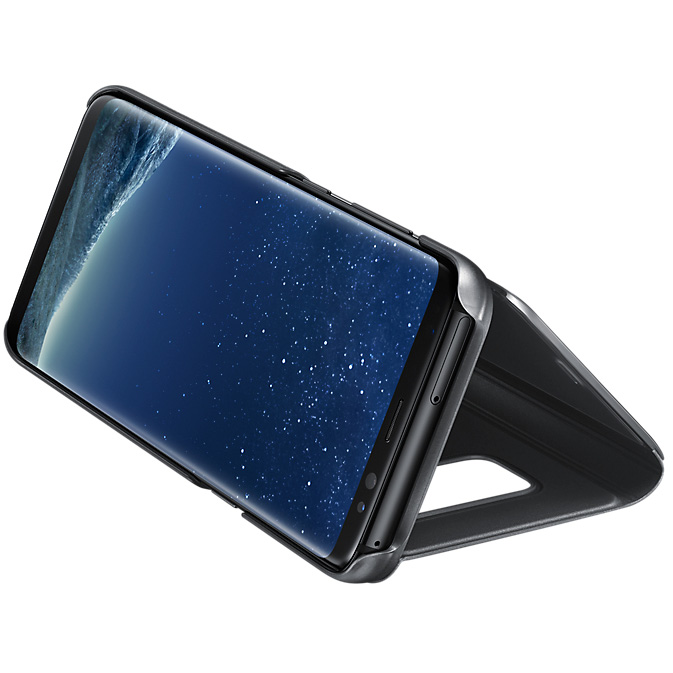 Samsung EF-ZG950CB Clear View Standing Cover originální flipové pouzdro pro Samsung Galaxy S8