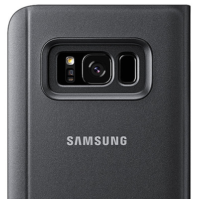 Samsung EF-ZG955CS Clear View Standing Cover originální flipové pouzdro pro Samsung Galaxy S8 Plus