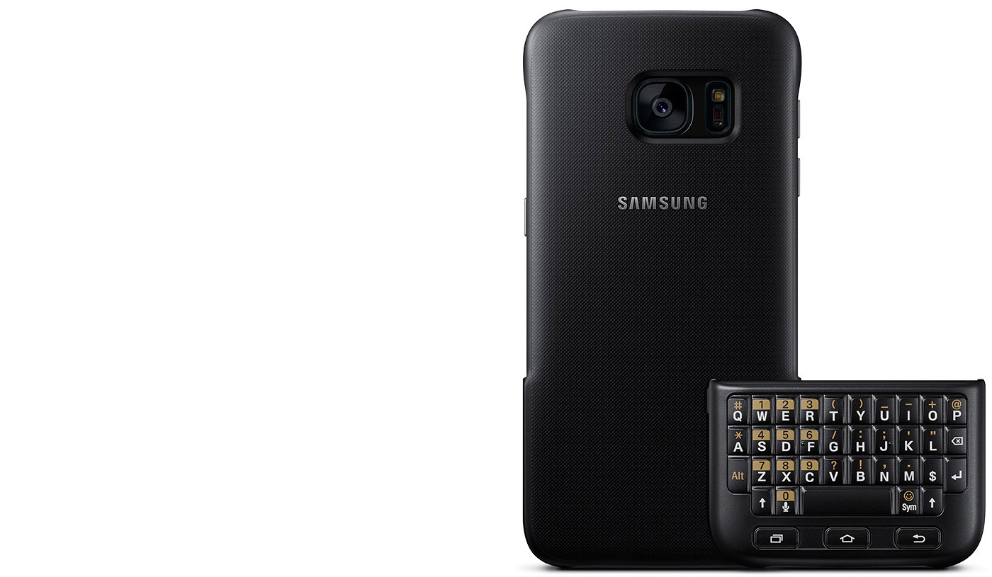 Samsung EJ-CG930UF Keyboard Cover originální ochranný kryt s QWERTY klávesnicí pro Samsung Galaxy S7