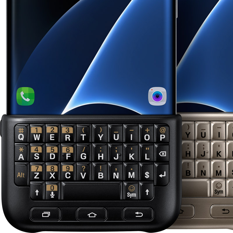 Samsung EJ-CG935 Keyboard Cover originální ochranný kryt s QWERTY klávesnicí pro Samsung SM-G935F Galaxy S7 Edge
