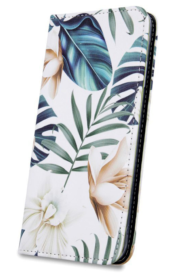Sligo Smart Trendy Bílá orchidej flipové pouzdro pro Apple iPhone XS Max