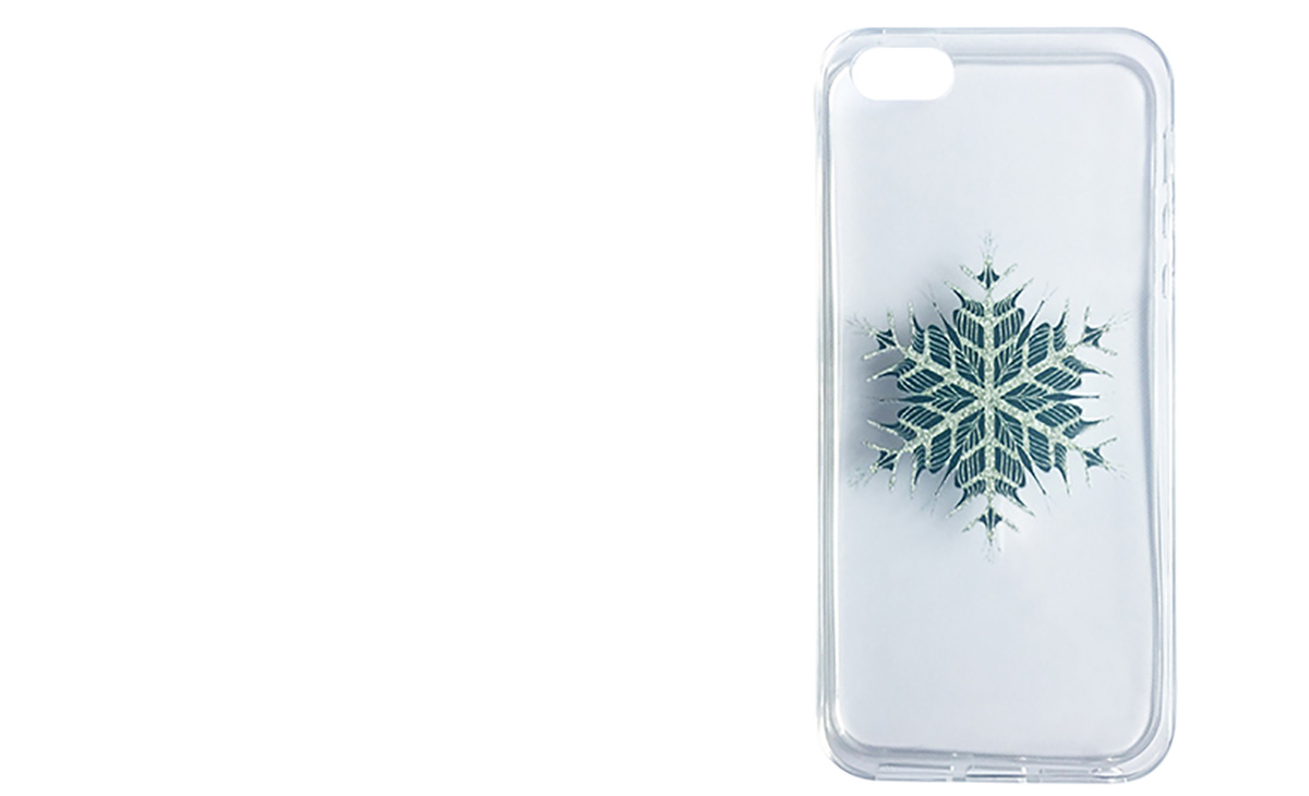 Sligo Trendy Snowflake ochranný kryt s motivem pro Huawei P9 Lite (2017)