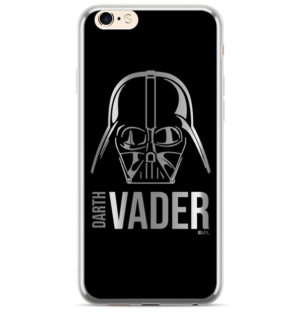 Star Wars Darth Vader 010 TPU pokovený ochranný silikonový kryt s motivem pro Apple iPhone X, iPhone XS