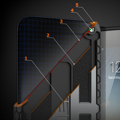 UAG Monarch odolný ochranný kryt pro Apple iPhone 6, 6S, 7, 8