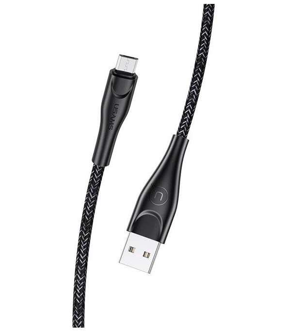 USAMS U41 Braided USB kabel délky 3 metry s microUSB konektorem