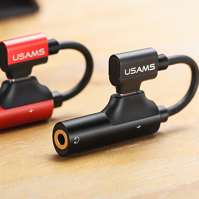 USAMS US-SJ122 T Adapter Cable rozdvojovací adaptér s USB Type-C konektorem