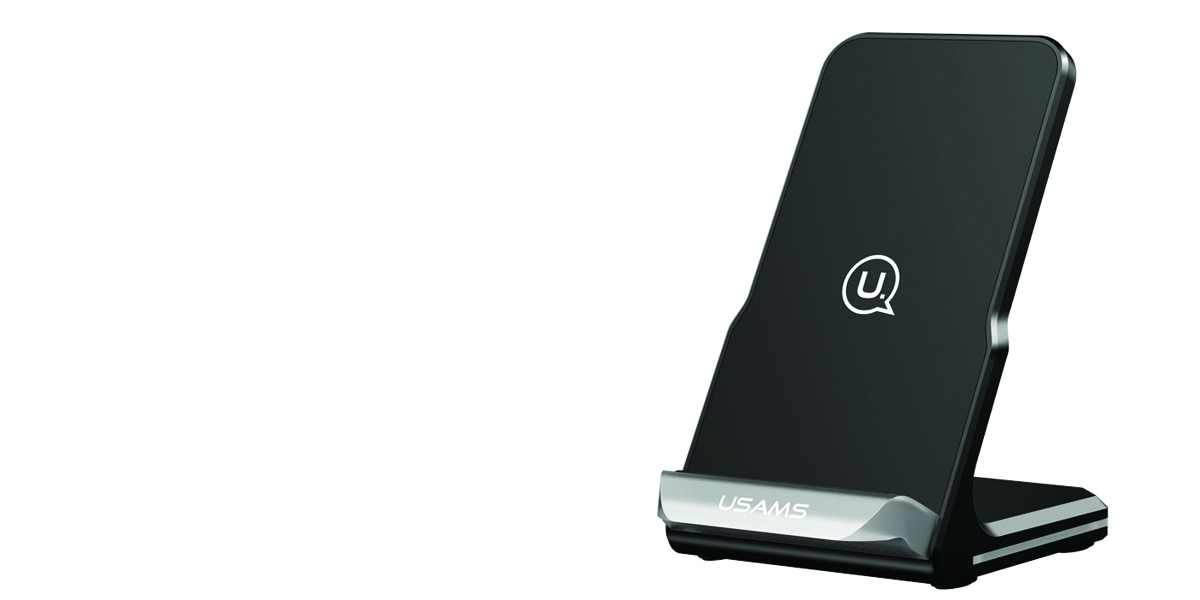 USAMS Zino Wireless Fast Charging Pad stojánek rychlého bezdrátového Qi nabíjení